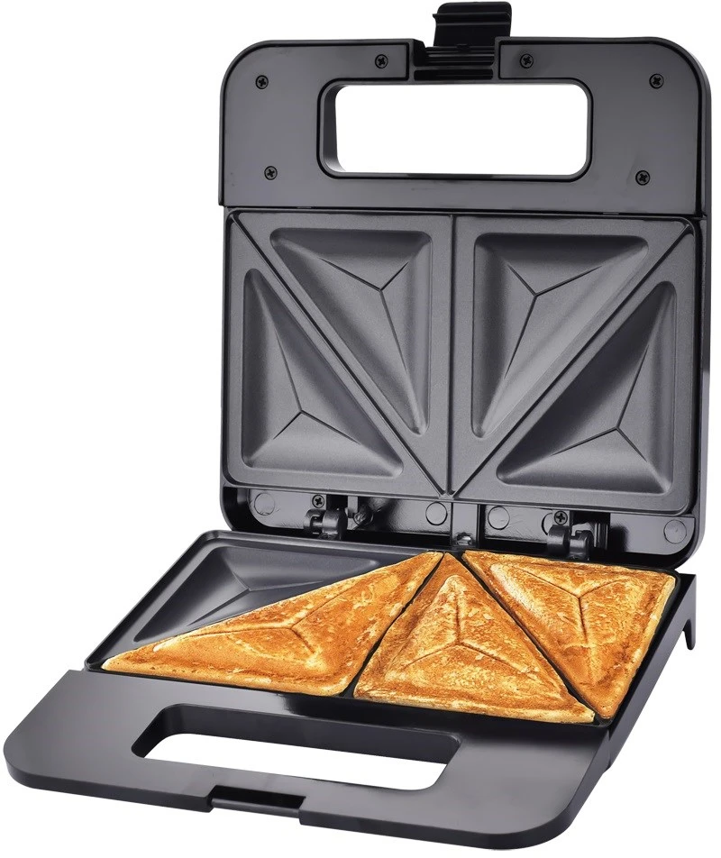 Sumuštinių keptuvas Sumuštinių Keptuvė - Esperanza PARMIGIANO 1000W 4-Sumuštinių Nesvylančio Juoda