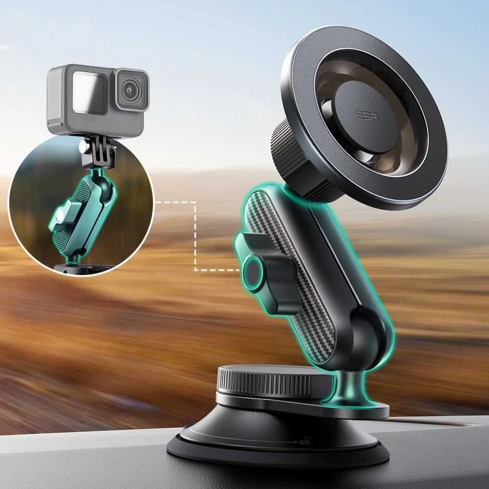 ESR OmniLock Magnetic MagSafe Dashboard car mount juodos spalvos
