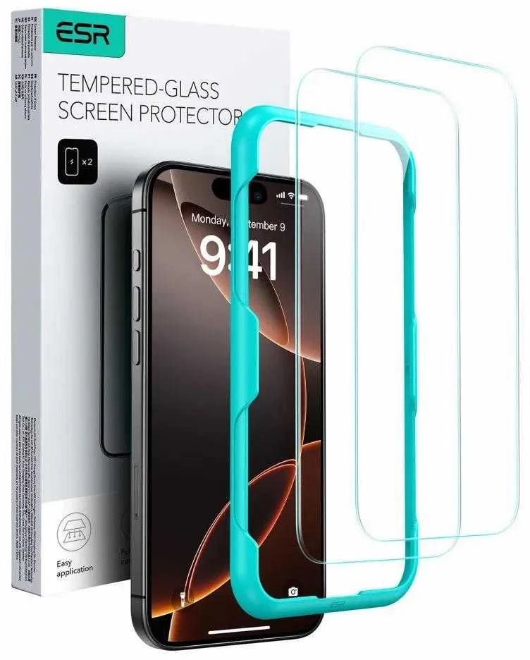 Apsauginis stiklas ESR TEMPERED GLASS 2-PACK Apple iPhone 16 CLEAR