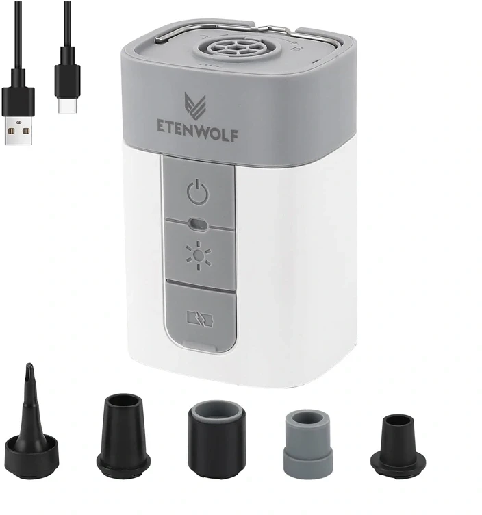 Etenwolf AIR 5 Pro 10400mAh Electric Pump (Baltas)
