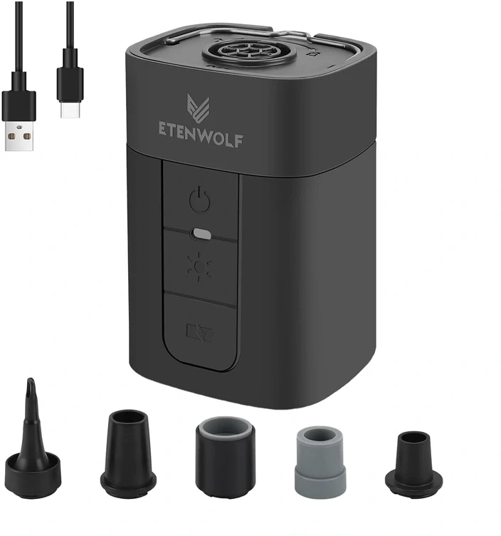 Etenwolf AIR 5 Pro 10400mAh Electric Pump (Juodas)