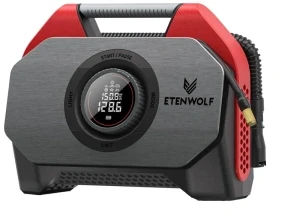 Etenwolf S6 SE Car Air Compressor, 11.03 bar, 15,600 mAh (red)