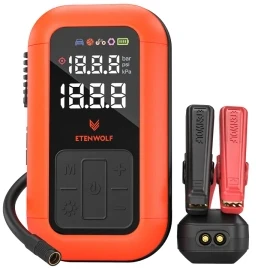 Etenwolf X6 Pro Max Car Air Compressor, 11.03 bar, 12,000 mAh
