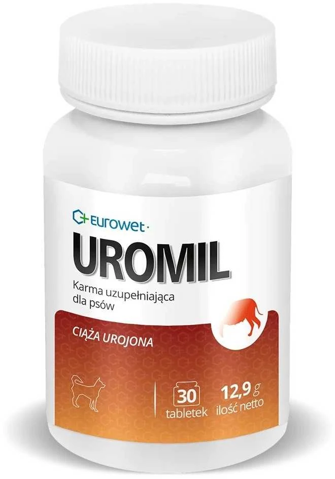EUROWET Uromil - supplements for dogs - 30 tablets