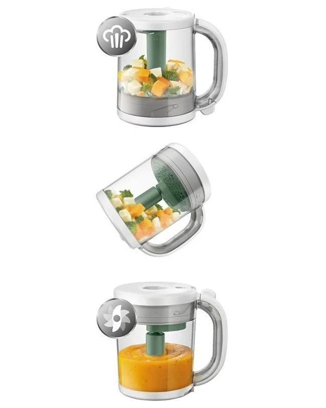 Garintuvas - trintuvas sveiko kūdikių maisto įrenginys 4in1 Philips Avent SCF885/01