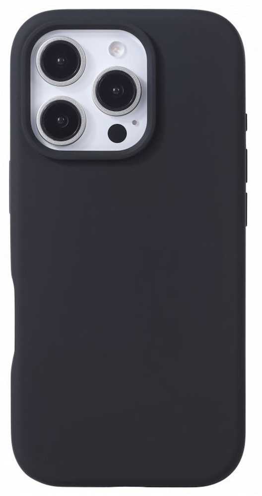 Dėklas Evelatus iPhone 14 Pro Max Premium Silikona Vāciņš Mīkstā Taustē Melns