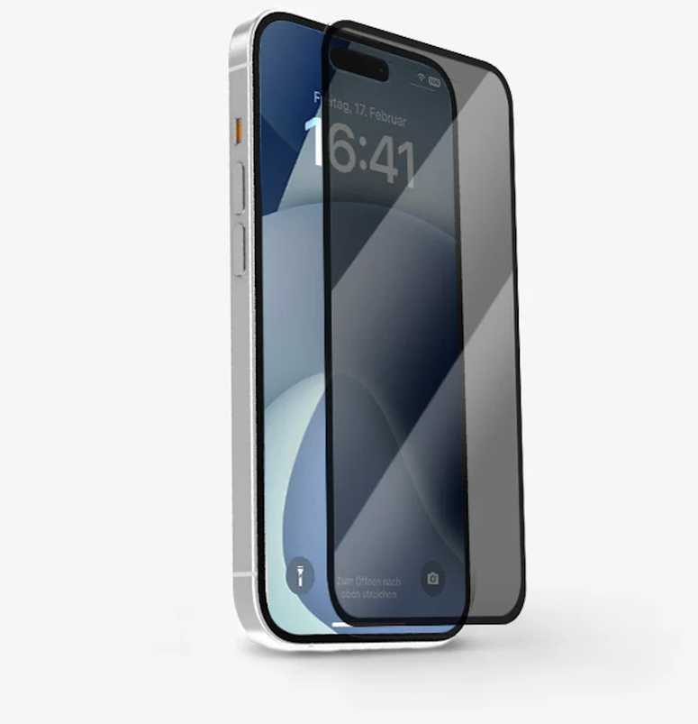 Evelatus iPhone 15 Plus Privātuma 2.5D Zīda Pilnīgs Pārklājums Japānas Līme Antistatiskā