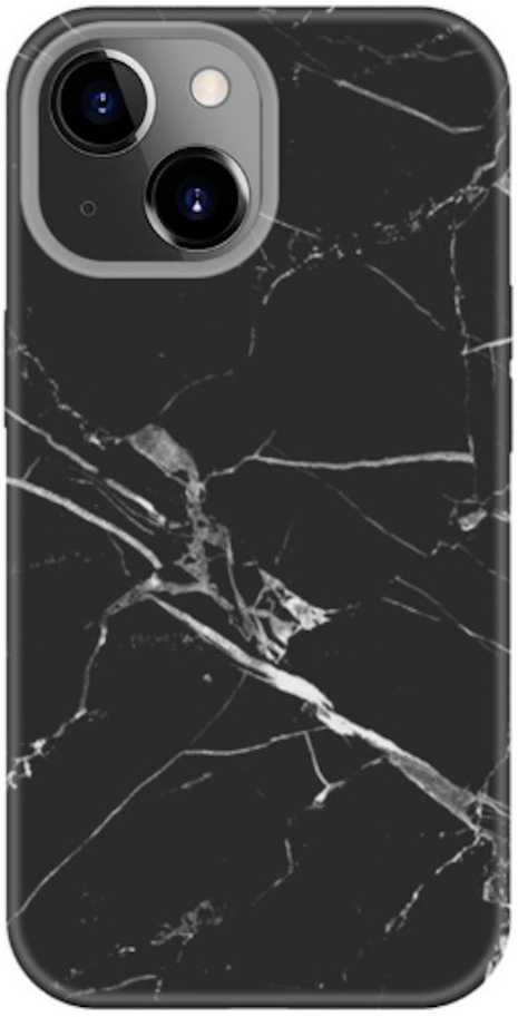 Dėklas Evelatus iPhone 15 Premium Silikona Vāciņš Ar Drukas Dizainu Melns