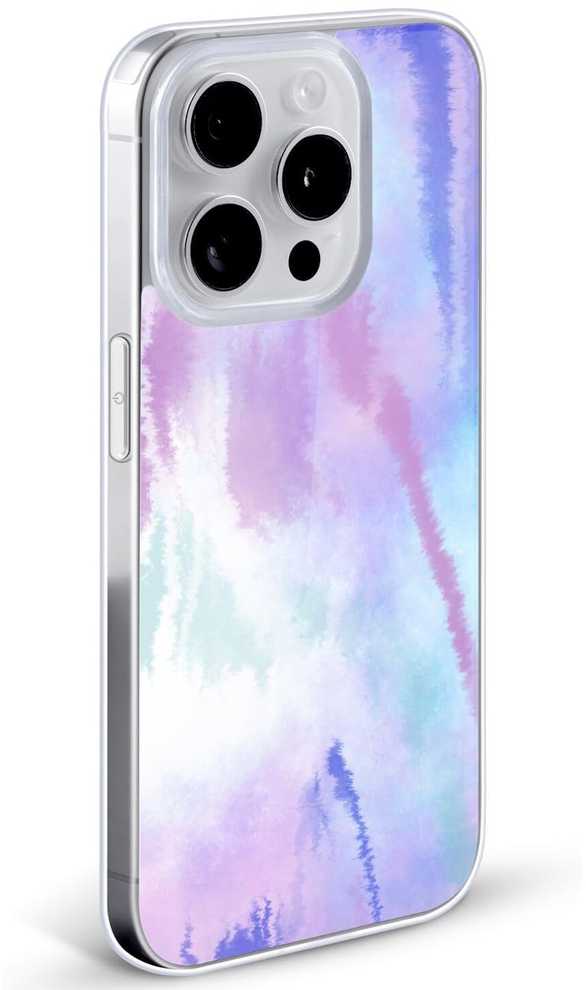Dėklas Evelatus iPhone 15 Pro Max PC+TPU ar MagSafe pielāgota druka purpursarkanā krāsā
