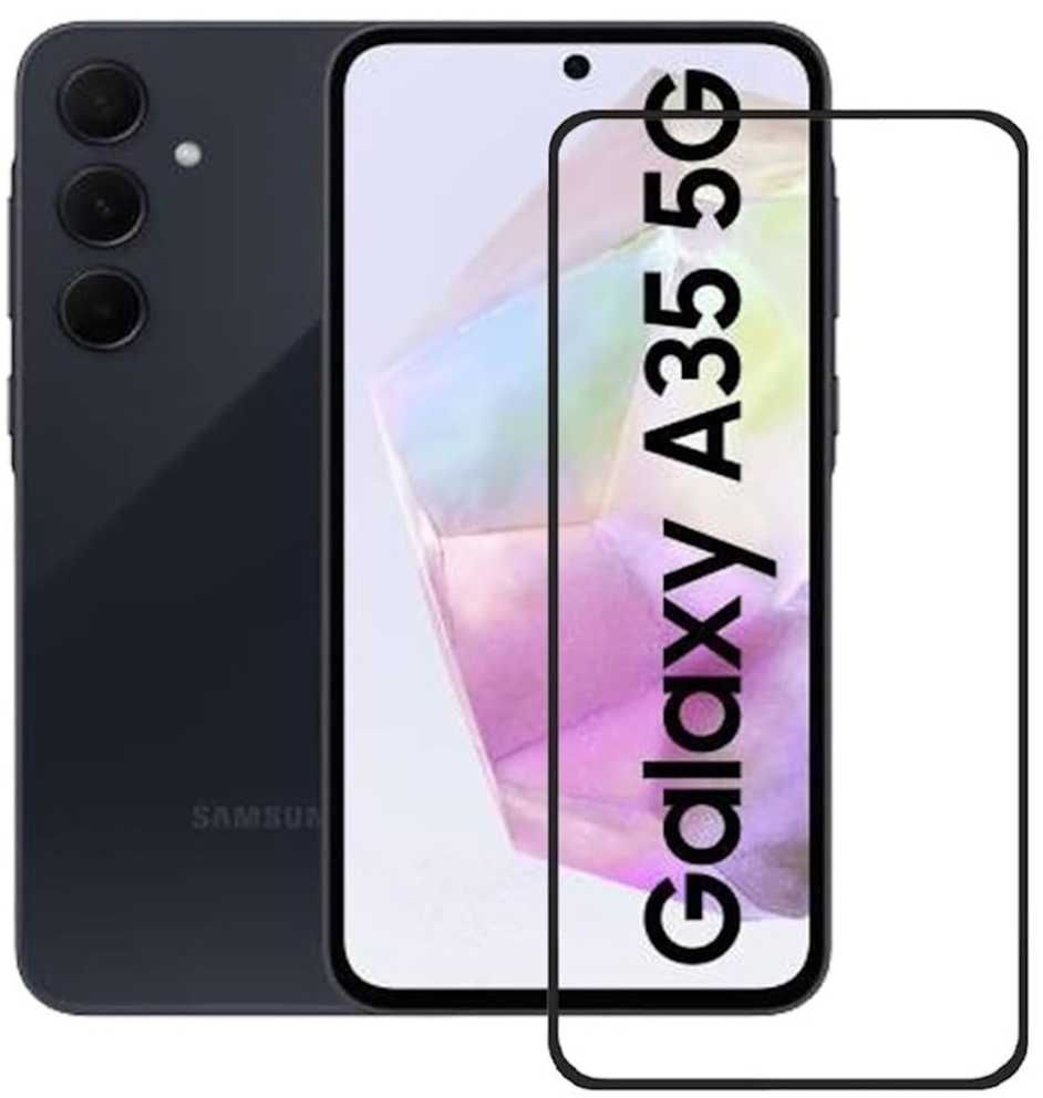 Evelatus Pilna pārklājuma 2.5D Stikls priekš Samung Galaxy A35 (A356E) (A356B) Anti-Statisks/ Japāņu līme