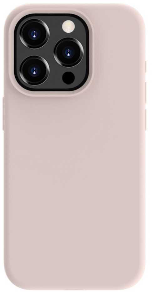 Dėklas Evelatus Premium Mīksta pieskāriena silikona aizmugures maks-apvalks priekš iPhone 15 Pro Max Rozā smilšu