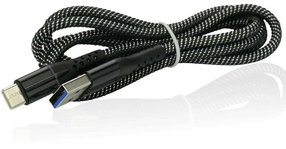 Automobilinis Įkroviklis - everActive CC-15QC 18W su USB-C Kabeliu LED, Juoda