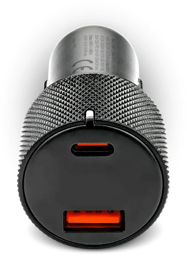 Automobilinis įkroviklis everActive CC-50Q USB QC3.0 + USB-C PD 75W