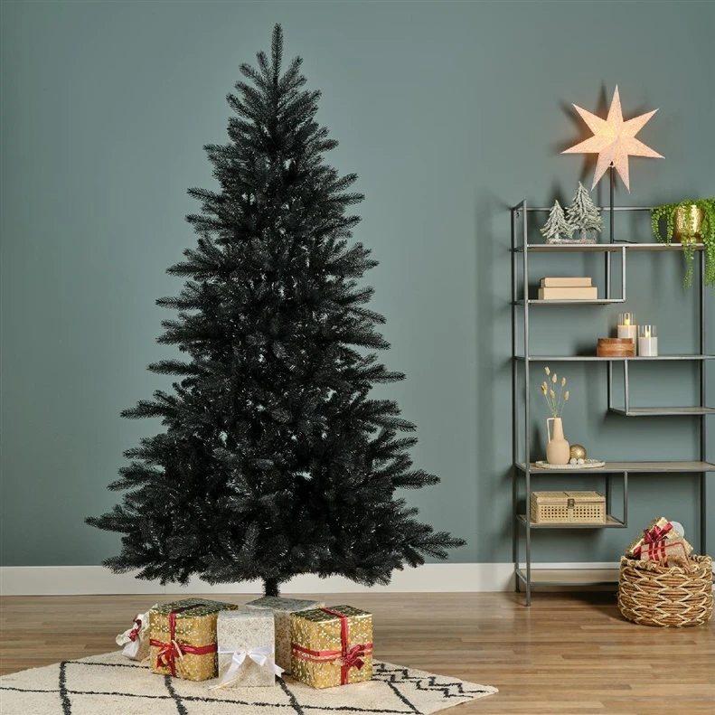 Everlands Dirbtinė Kalėdų eglutė Christmas Touch Juodas 180 cm