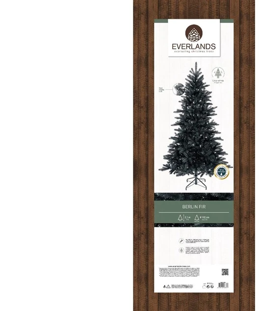 Everlands Dirbtinė Kalėdų eglutė Christmas Touch Juodas 210 cm