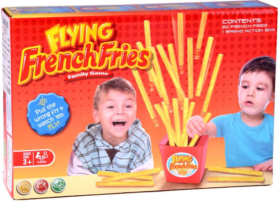Jokomisiada Exciting Family Arcade Game Flying Explosive French Fries GR0766
