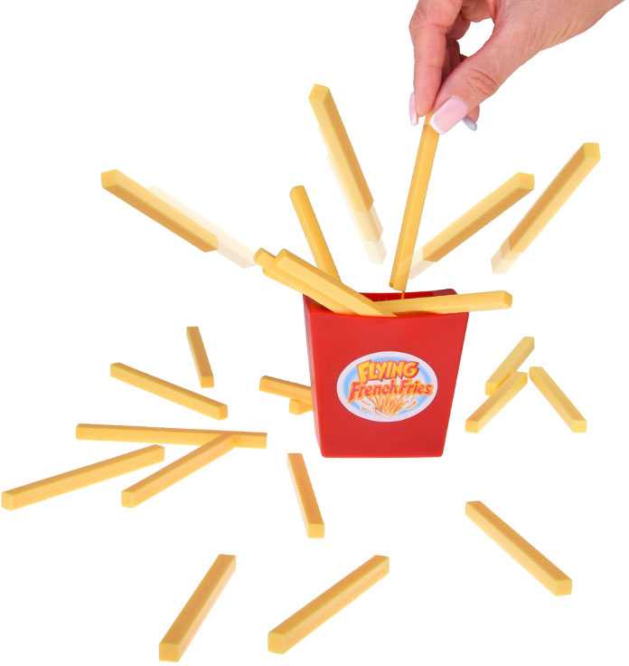 Jokomisiada Exciting Family Arcade Game Flying Explosive French Fries GR0766