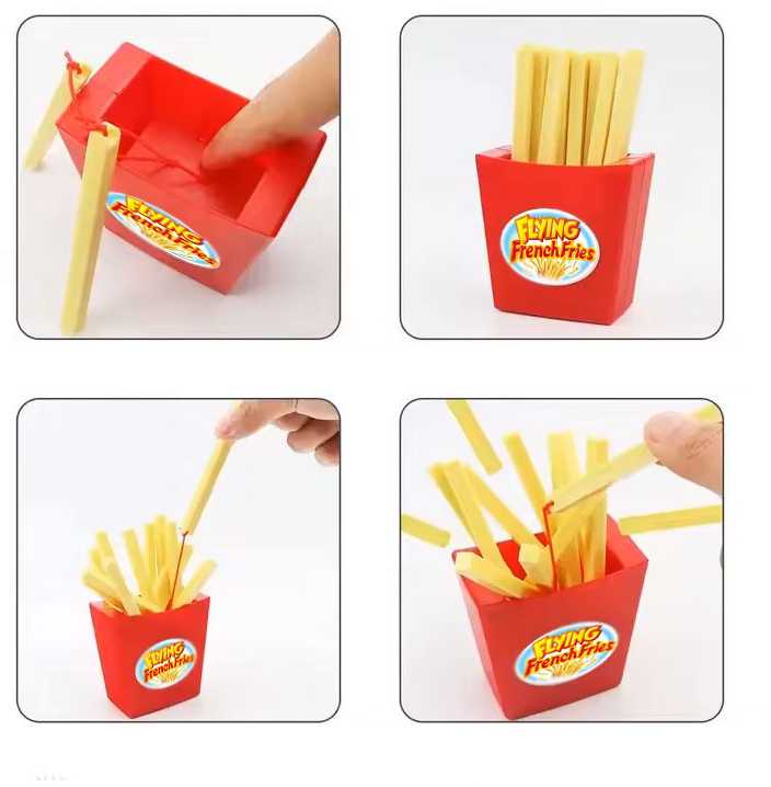 Jokomisiada Exciting Family Arcade Game Flying Explosive French Fries GR0766