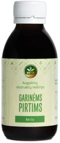 Garinės pirties beržų ekstraktas MĖTA, 150 ml