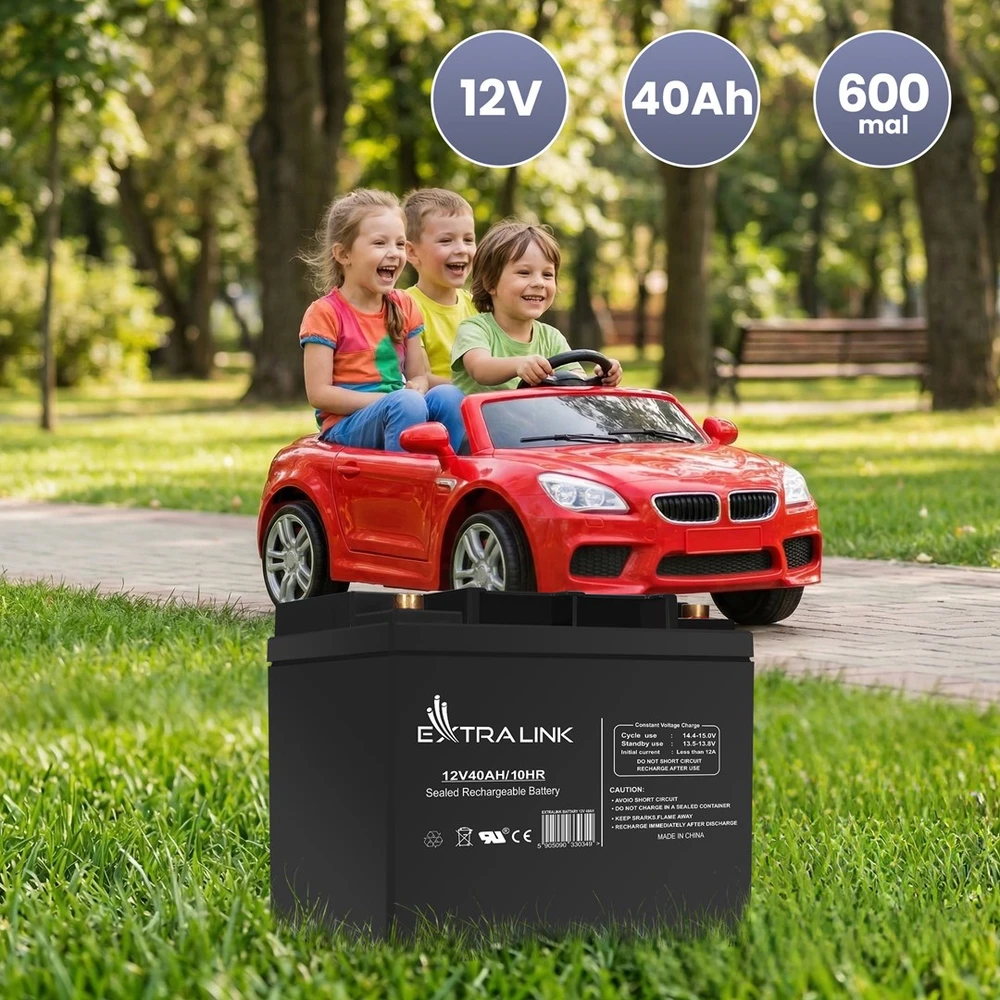 Extralink akumuliatorius Baterija ACCUMULATOR 12V 40AH – Batterie – 40.000 mAh Rūgštinis akumuliatorius (VRLA) 13,5 V 12 Ah