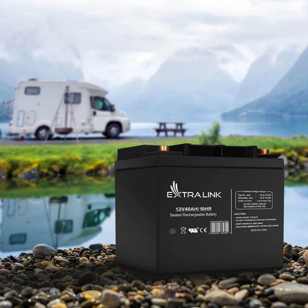 Extralink akumuliatorius Baterija ACCUMULATOR 12V 40AH – Batterie – 40.000 mAh Rūgštinis akumuliatorius (VRLA) 13,5 V 12 Ah