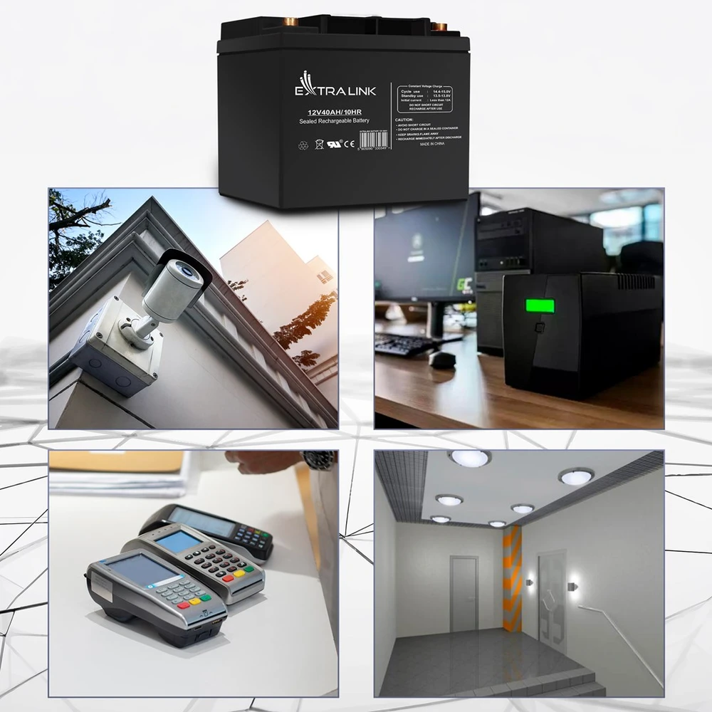 Extralink akumuliatorius Baterija ACCUMULATOR 12V 40AH – Batterie – 40.000 mAh Rūgštinis akumuliatorius (VRLA) 13,5 V 12 Ah