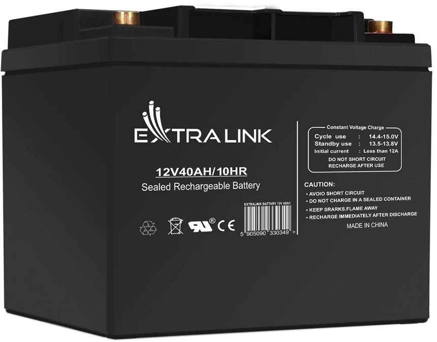 Extralink akumuliatorius Baterija ACCUMULATOR 12V 40AH – Batterie – 40.000 mAh Rūgštinis akumuliatorius (VRLA) 13,5 V 12 Ah