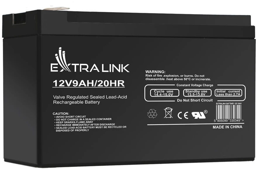 EXTRALINK akumuliatoriaus akumuliatorius AGM 12V 9AH
