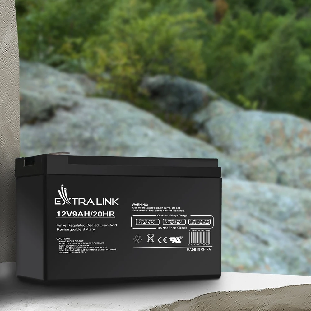 EXTRALINK akumuliatoriaus akumuliatorius AGM 12V 9AH