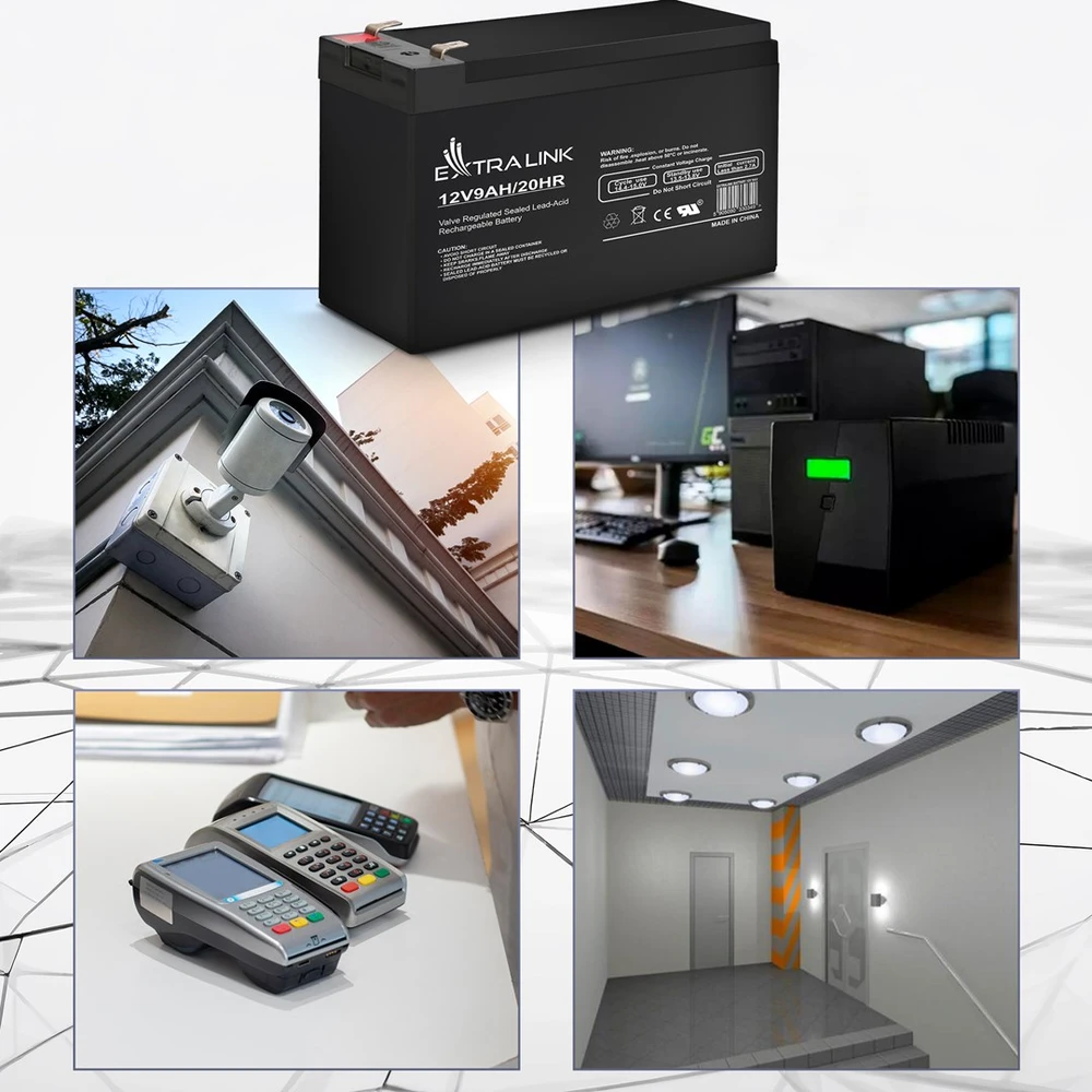 EXTRALINK akumuliatoriaus akumuliatorius AGM 12V 9AH