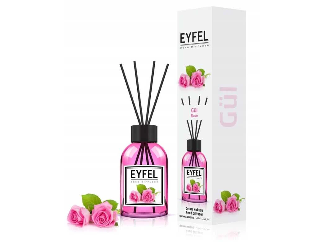Eyfel namų kvapas su lazdelėmis "ROŽĖ 120 ml."