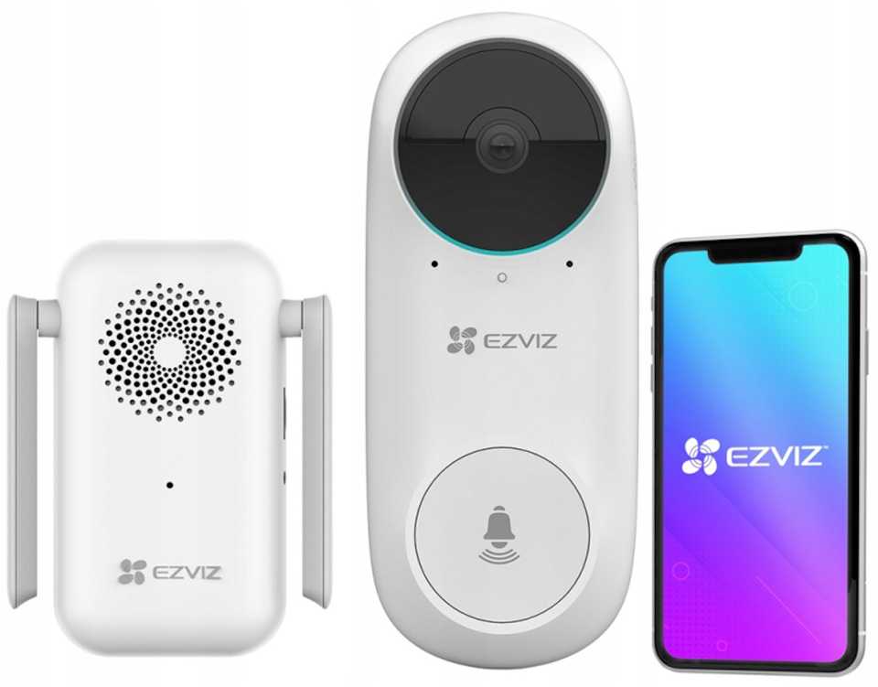 EZVIZ belaidis durų skambutis CS-DB2 (5 MP)