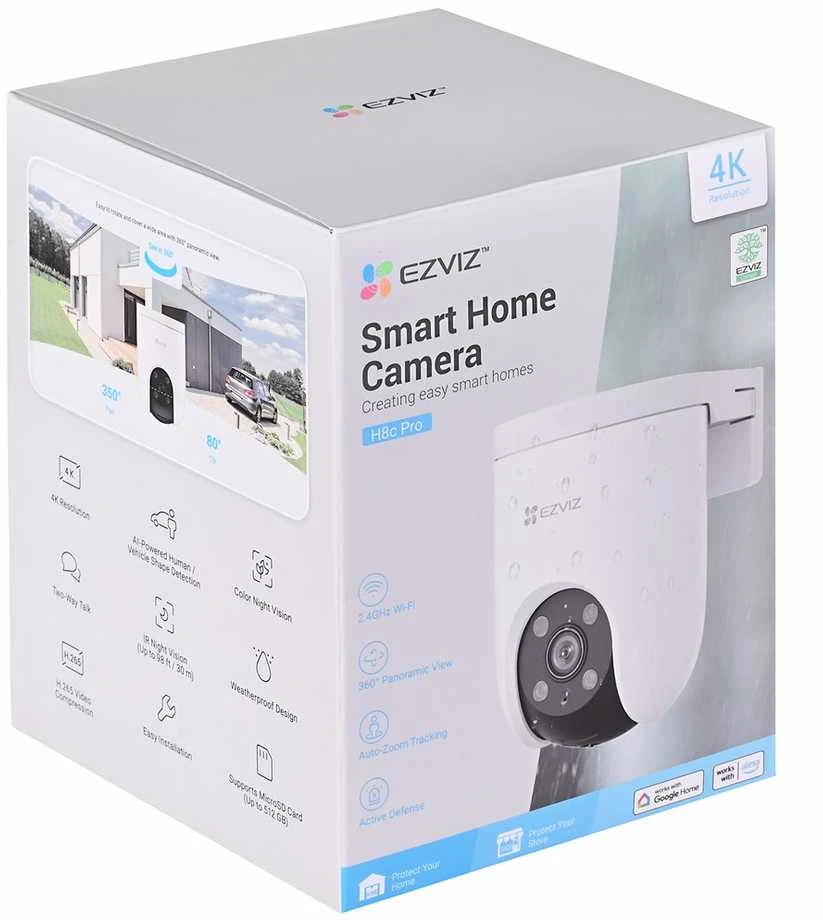 EZVIZ H8c Pro 4K Dome IP security camera Outdoor 3840 x 2160 pikselių Ceiling