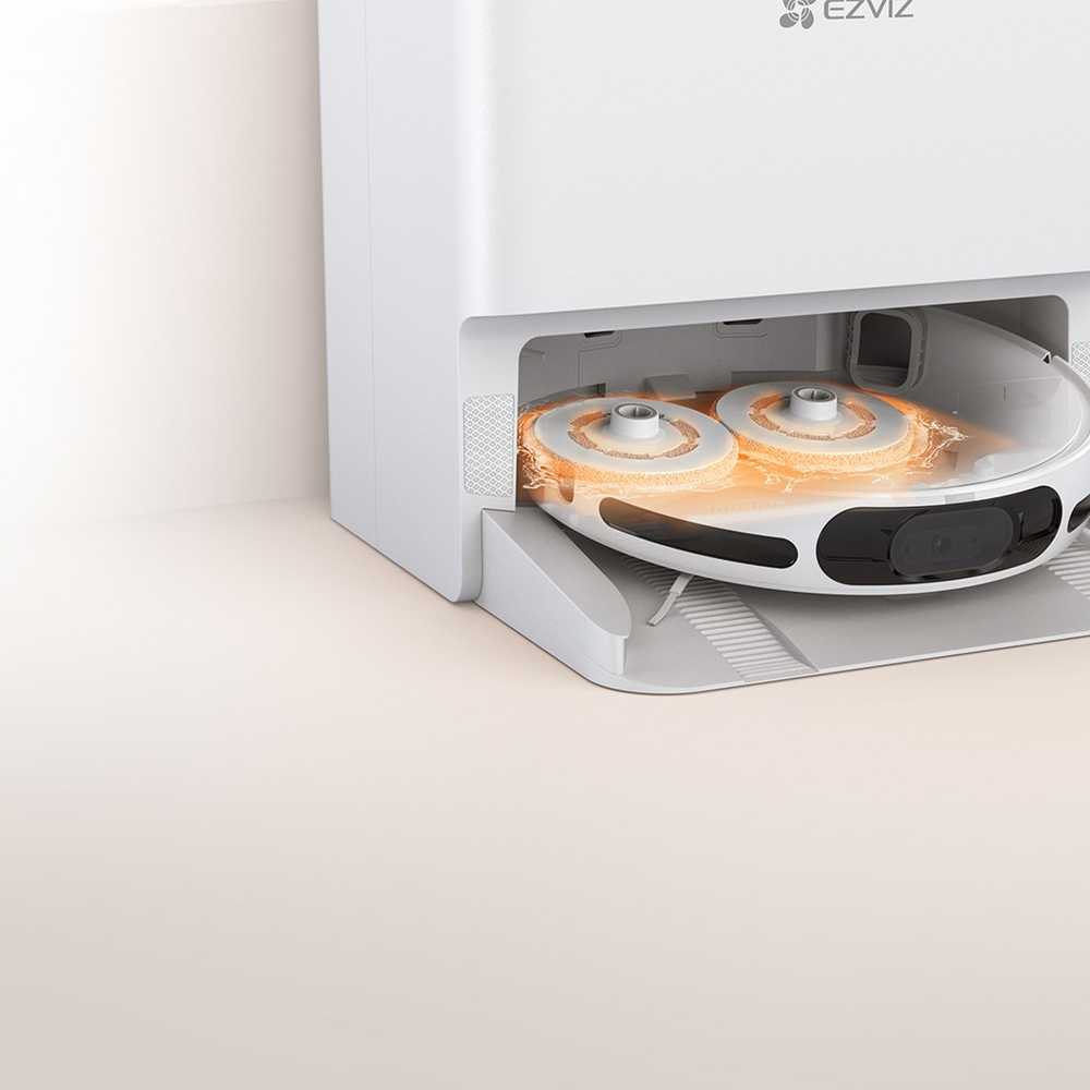 Dulkių siurblys-robotas EZVIZ CS-RS20-PRO-PGA2, Baltas