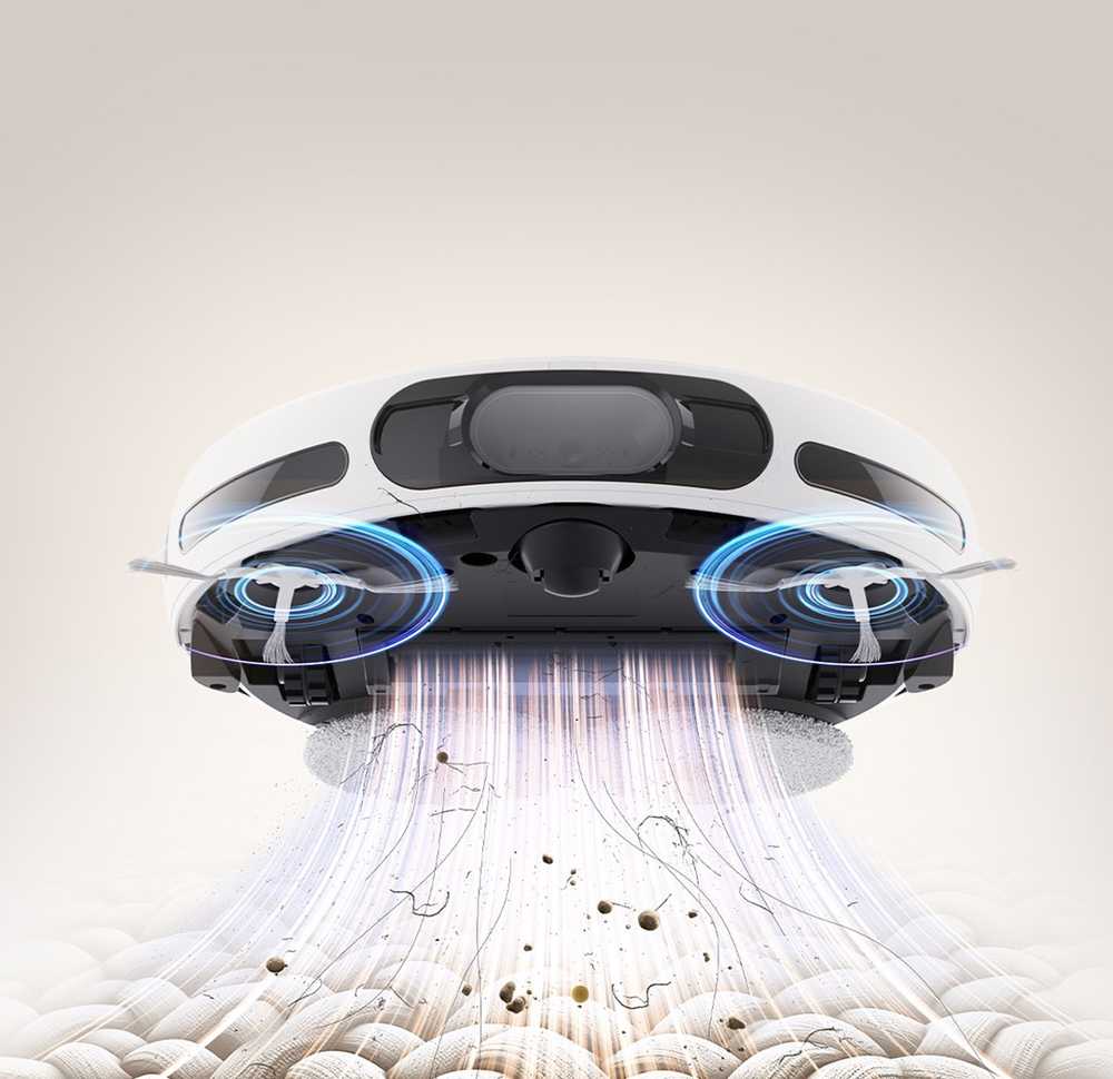 Dulkių siurblys-robotas EZVIZ CS-RS20-PRO-PGA2, Baltas