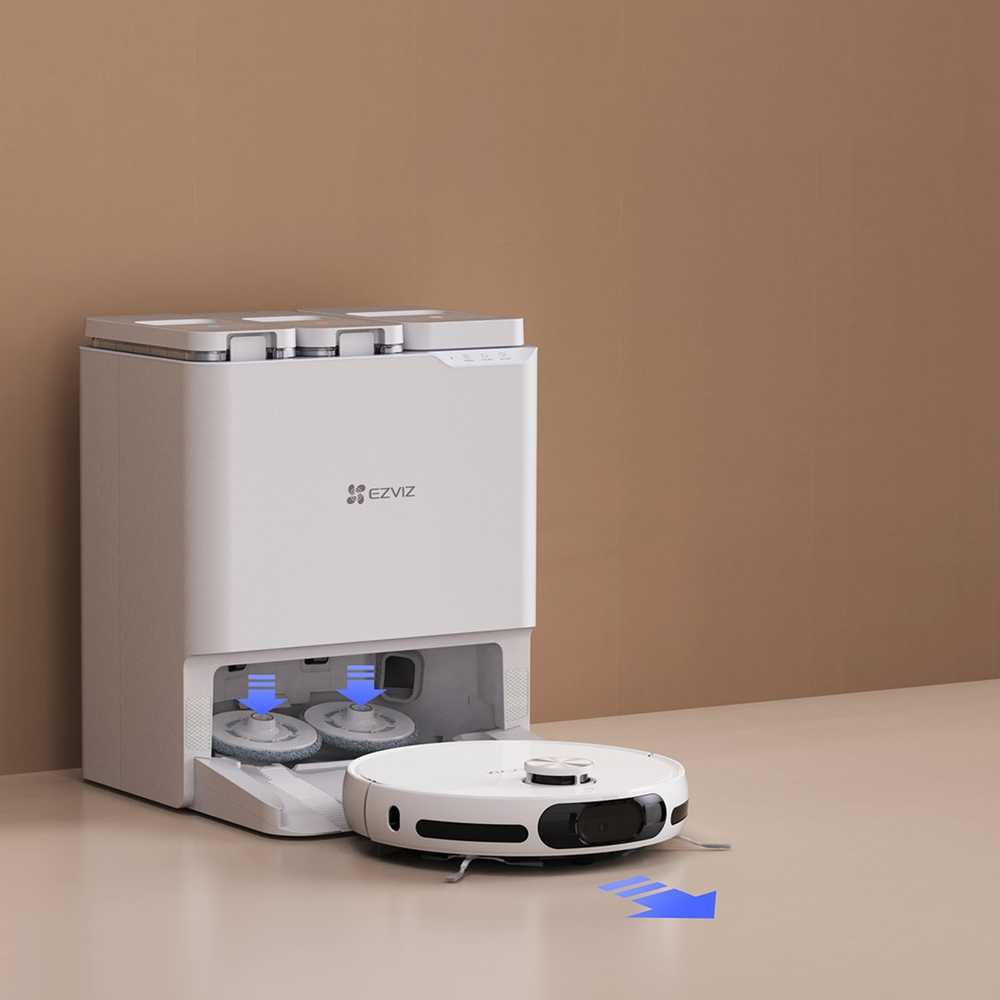 Dulkių siurblys-robotas EZVIZ CS-RS20-PRO-PGA2, Baltas