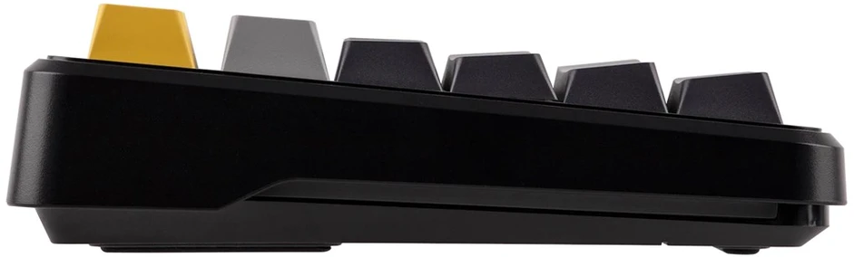 F108 Gray+Oranžinis+Deep Gray Gasket Klaviatūra with Volcano RGB Switches – AULA