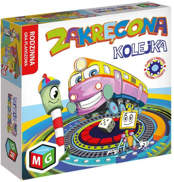 Multigra Šeimos stalo žaidimas susuktas traukinys Gr0567