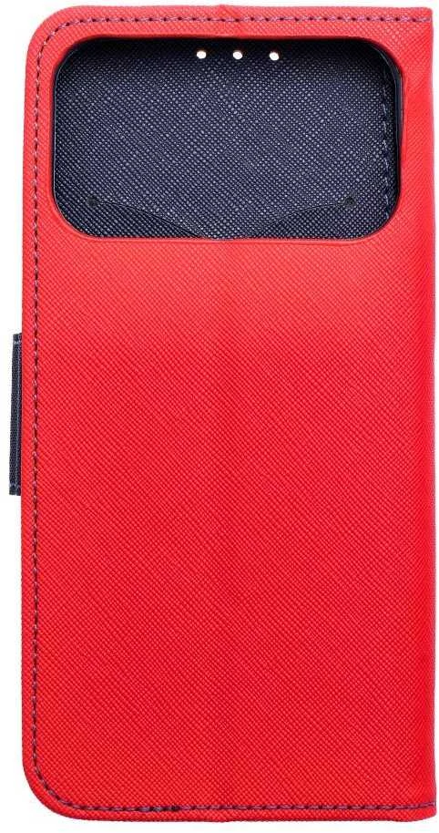 OEM atverčiamas dėklas, skirtas iPhone 17 PRO MAX / 18 PRO MAX, Fancy Book, raudonas / tamsiai mėlynas