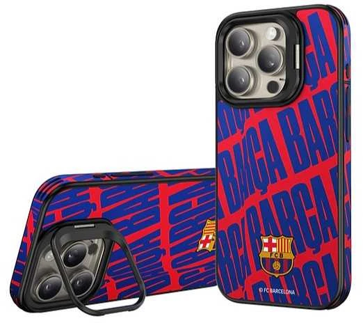 Ocpc „FC Barcelona“ dėklas, skirtas „iPhone 15 Pro Max“, magnetinis dėklas „MagSafe“ OFCBMCIP15PMBC BC