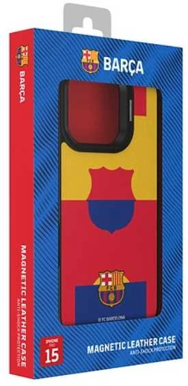 Ocpc „FC Barcelona“ dėklas, skirtas „iPhone 15 Pro“, magnetinis dėklas, „MagSafe“ OFCBMCIP15PMF MF