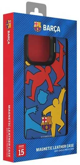 Ocpc „FC Barcelona“ dėklas, skirtas „iPhone 15 Pro Max“, magnetinis dėklas, „MagSafe“ OFCBMCIP15PMSP SP