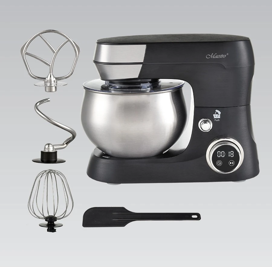 Feel Maestro MR-558 mixer Stand mixer 2000 W Juodas, Nerūdijantis plienas