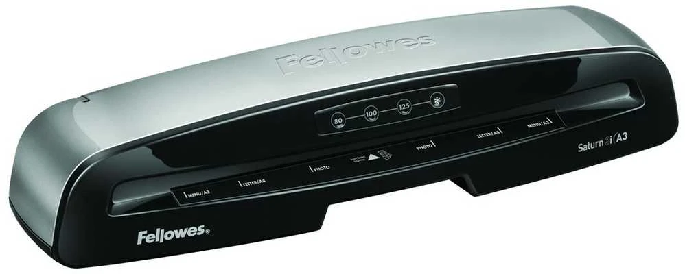 Fellowes Saturn 3i Šalto/karšto laminavimo mašina 300 mm/min Juoda, Sidabrinė