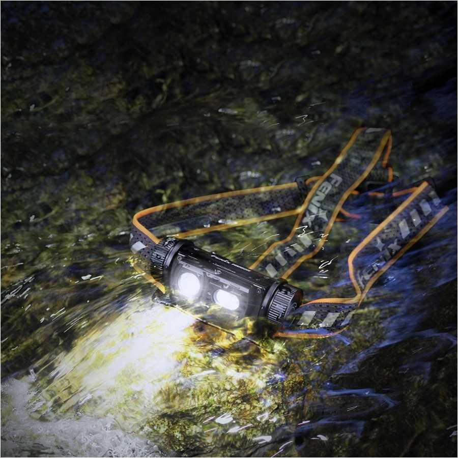 LED žibintuvėlis-galvos lempa Fenix ​​HM60R
