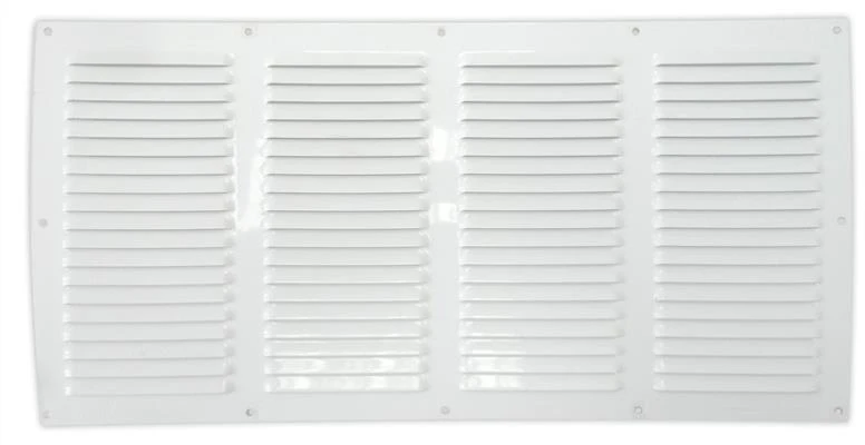 Fepre Aliumininės ventiliacijos grotelės, 100 x 200 mm, baltos