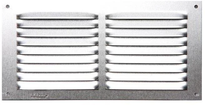 Fepre Aliumininės ventiliacijos grotelės, 100 x 200 mm