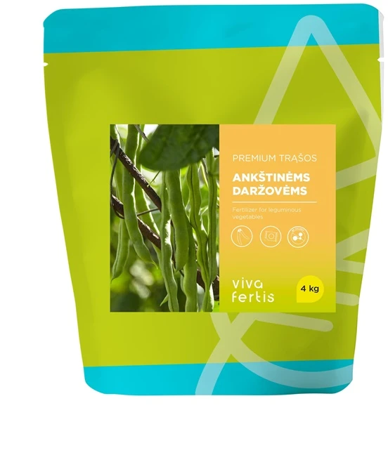 Nežinomas Trąšos ankštinėms daržovėms Viva Fertis PREMIUM, 4kg