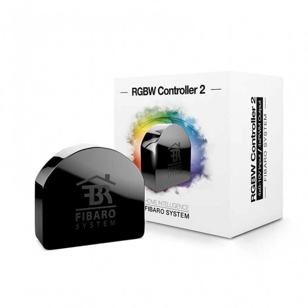 Fibaro | RGBW Controller | Z-Wave Plus | Juodas