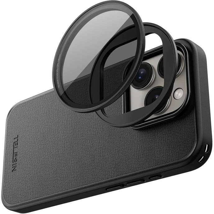 Telesin 58mm CPL filtras, skirtas iPhone 15 Pro/Pro Max